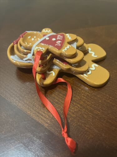Holiday Time Gingerbread Family Ceramic Measuring Spoon Set 4pc Christmas Time - Picture 3 of 4