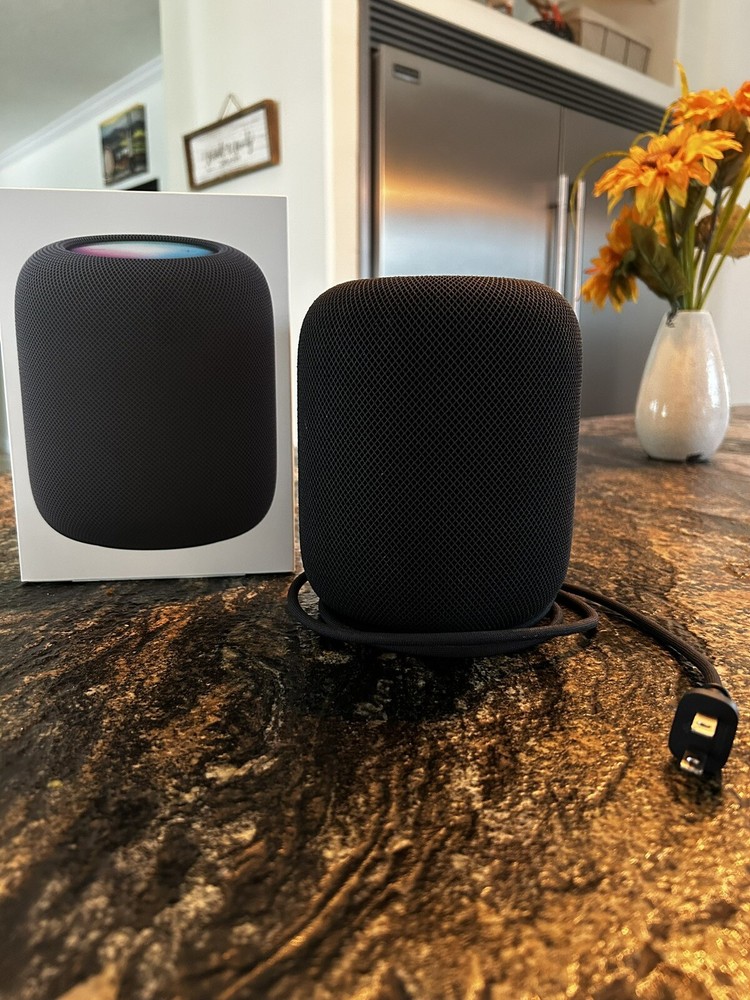 Apple HomePod 2nd Generation Smart Speaker - Midnight (MQJ73LL/A)