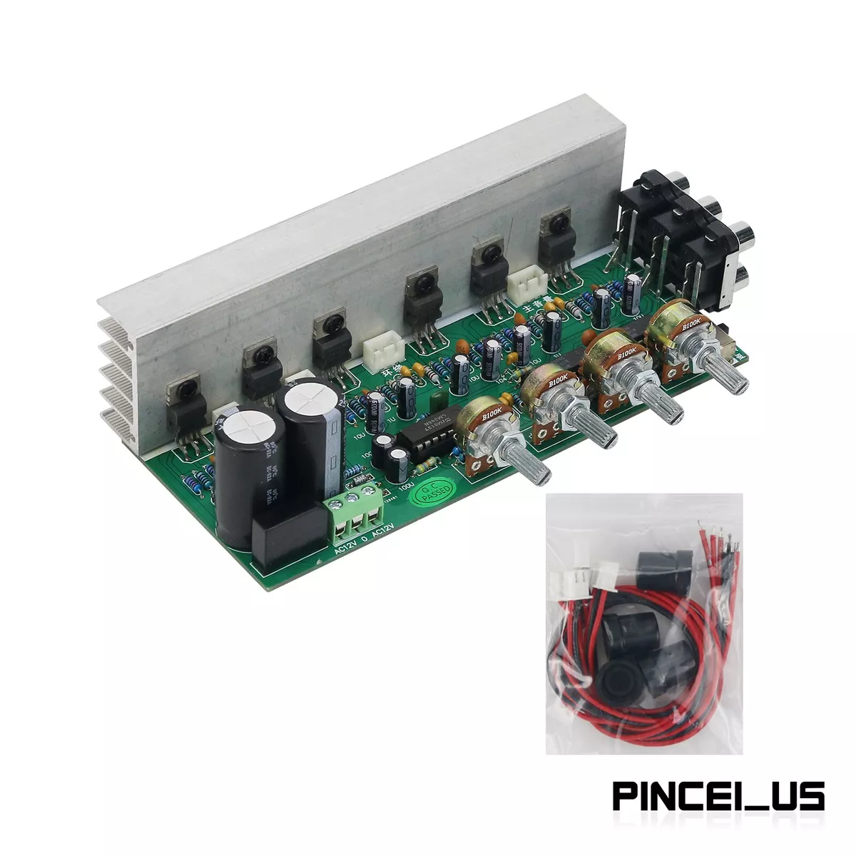 5.1 Channel Amplifier 18Wx6 Power Amp Board Kit Audio HiFi IC Subwoofer  Output