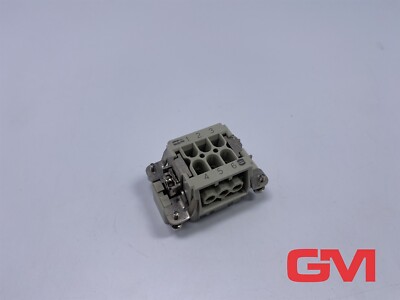 Harting Stifteinsatz Han 6 E-M male insert HS 12 16A 500V 6kV 3 6-polig+PE