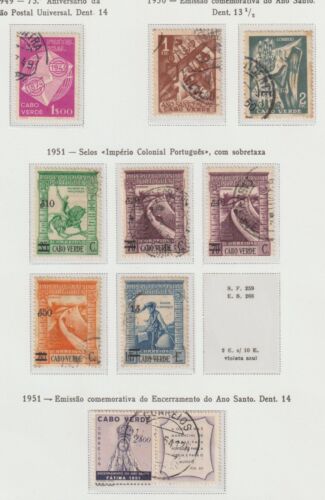 CABO VERDE - VARIOS - 1949/1951