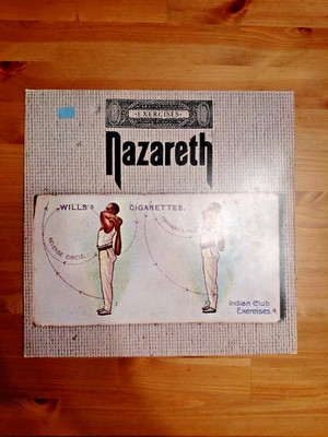 NAZARETH - EXERCISES - WARNER BROS RECORDS LP w BRAND NEW POSTER RARE LIMITED