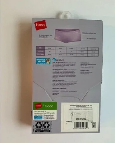Hanes Girls Seamless Size Small Boy Shorts - Picture 2 of 3