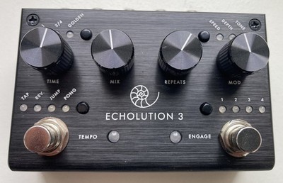 Pigtronix Echolution 3 STEREO MULTI-TAP DELAY Pedal Boss