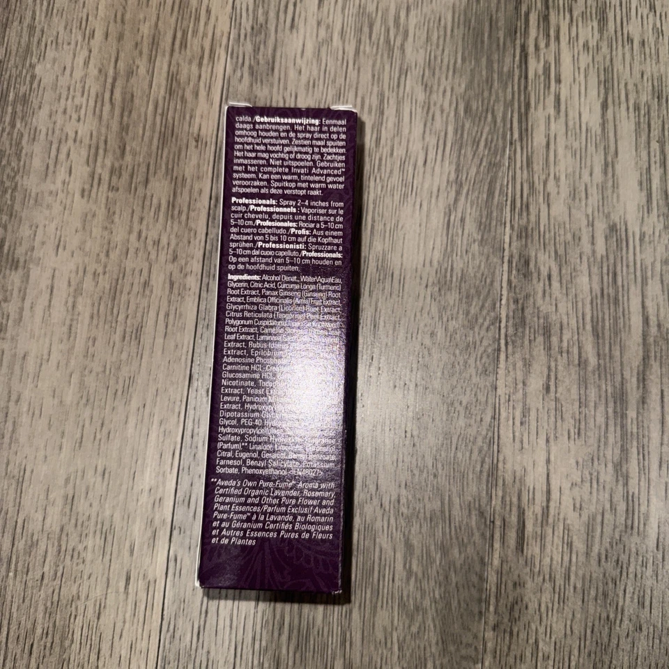 AVEDA Invati Advanced Scalp Revitalizer 5 oz Spray–Hair Loss & Thickening Serum - Imagem 3 de 4