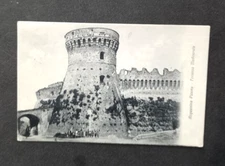 Acquaviva Picena (AP)- Fortezza Medioevale. Timbro Servizio Mobile.1923.