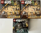 3 LEGO Star Wars: 2x 327th Star Corps CT 75431 & Death & Night Trooper BP 75412