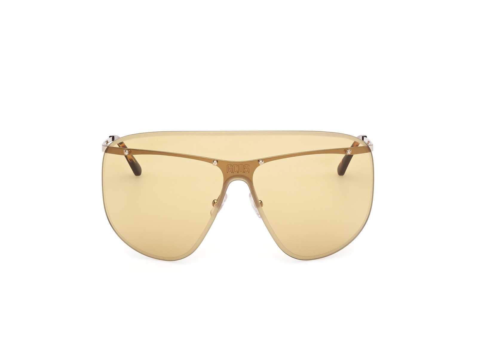 GCDS GD0072 32J  pale gold 00/0/125 Unisex Sunglasses