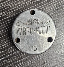 Original MIRRO-MATIC Pressure Control Cooker Weight Regulator 5 10 15 LB Jiggler