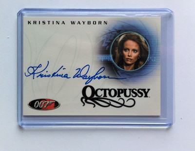 Die komplette James Bond A53 Kristina Wayborn als Magda Autogrammkarte