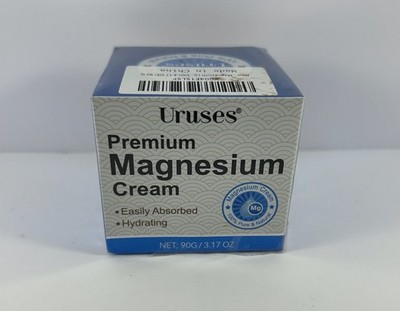 Uruses Premium Magnesium Cream 90 G (3.17 Oz) Pure & Natural