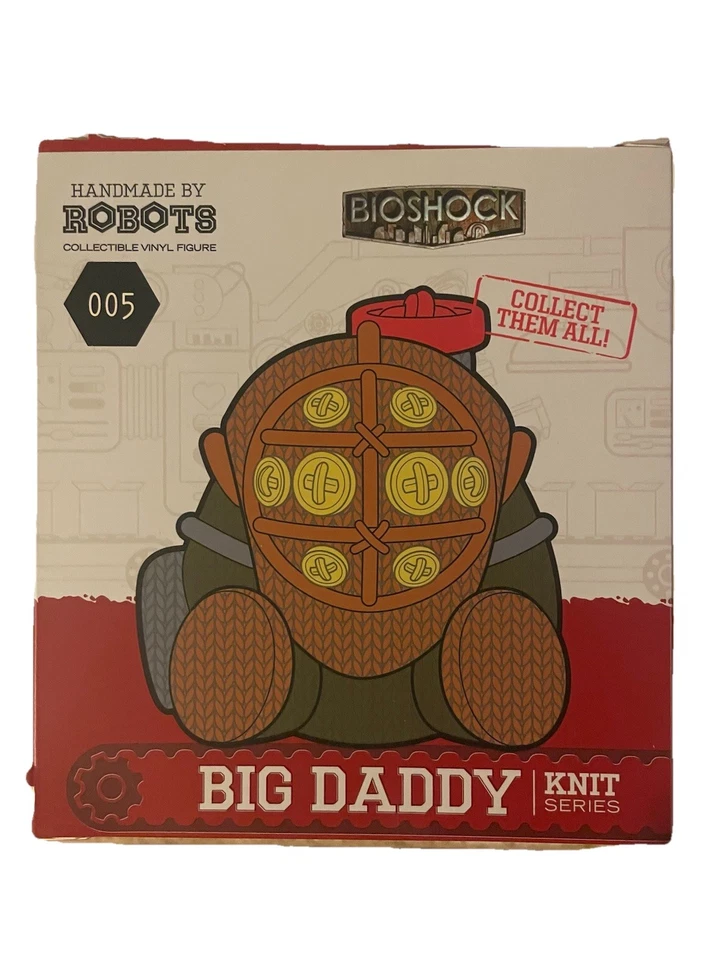 Handmade by Robots Bioshock Big Daddy 005 Knit Series collectible vinyl figure - Image 2 of 4