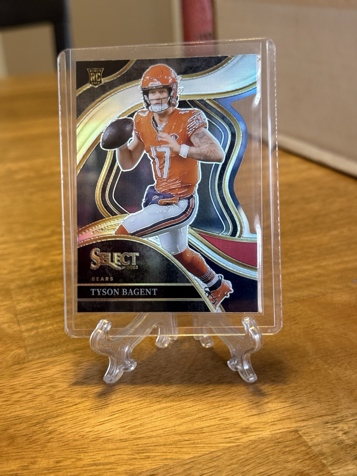 2023 Select Club Level Black & Red Prizm Die-Cut Tyson Bagent #208 Rookie RC 2l4