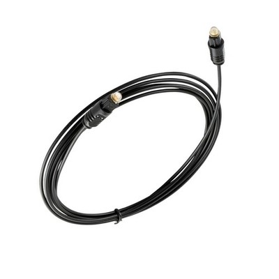 6.5FT 2M TosLink Optical Digital Audio Fiber Cable For Surround Sound Receiver