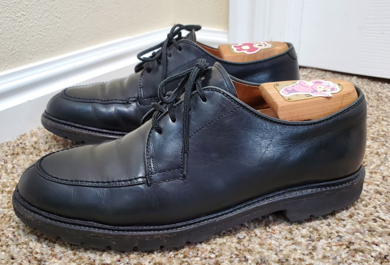 Alden 7117S Black Chromexcel Split Toe Blucher