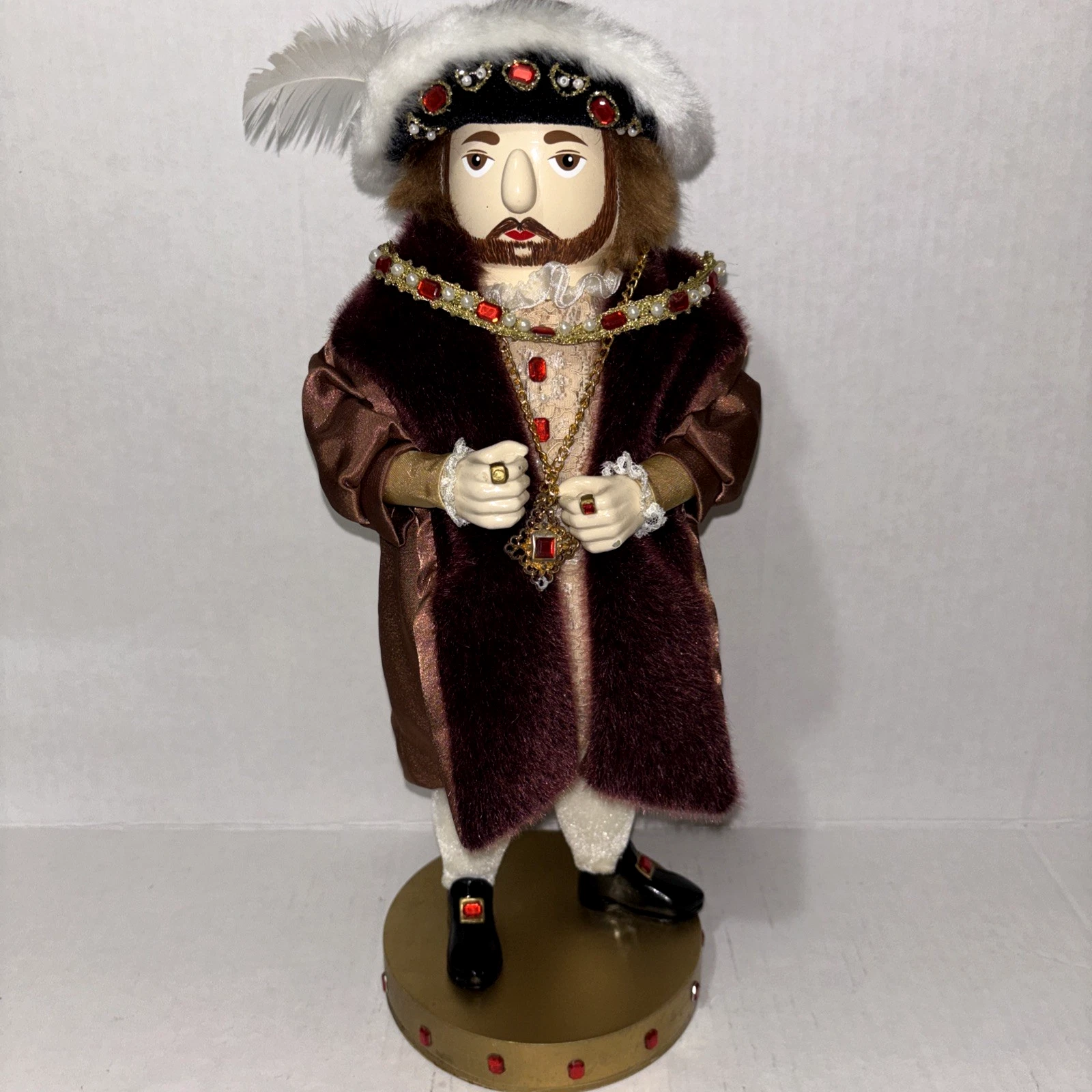 Vintage Nutcracker Village Henry The Eighth 8th 2005 Collectible