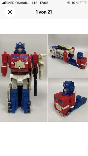 Powermaster Optimus Prime G1 Autobot Transformers Hasbro Vintage Spielzeug 1988 - Bild 11 von 11