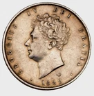 1829 Great Britain Half Crown (1816-1837) — photo from another recent sale