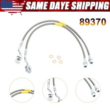 2pcs Front Steel Extended Brake Lines 89370 For Silverado Gmc Sierra 2007-2019
