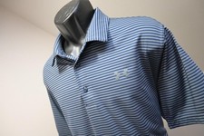 Under Armour Golf Polo HeatGear Loose Striped Athletic Shirt Mens Sz XL