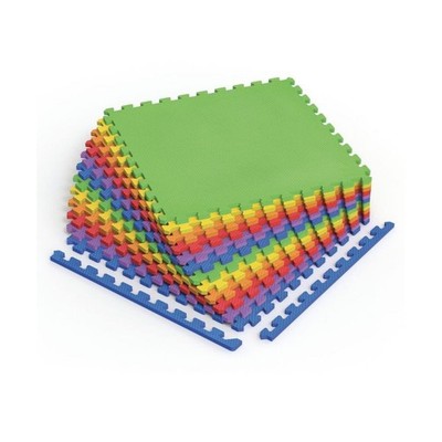 Norsk Kids Puzzle Play Mats Interlocking EVA Foam Floor Tiles Solid Color, 18...