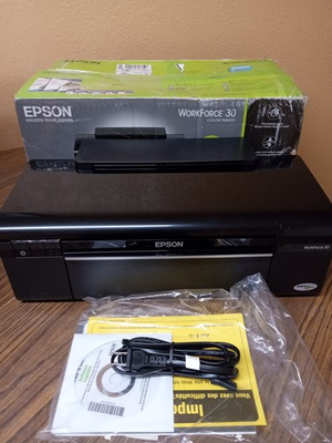 #ad Epson Workforce 30 Color Inkjet Printer $40.00