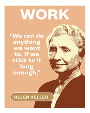 Inspirational Quote Wall Art Poster - Motivational Decor Home Decor