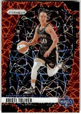 2024 Panini Prizm WNBA #12 Kristi Toliver Orange Velocity Prizms