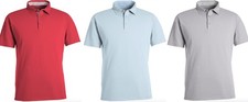 Swannies Golf James H Polo Shirt Mens Gray Red Blue Heather - NEW NWT 