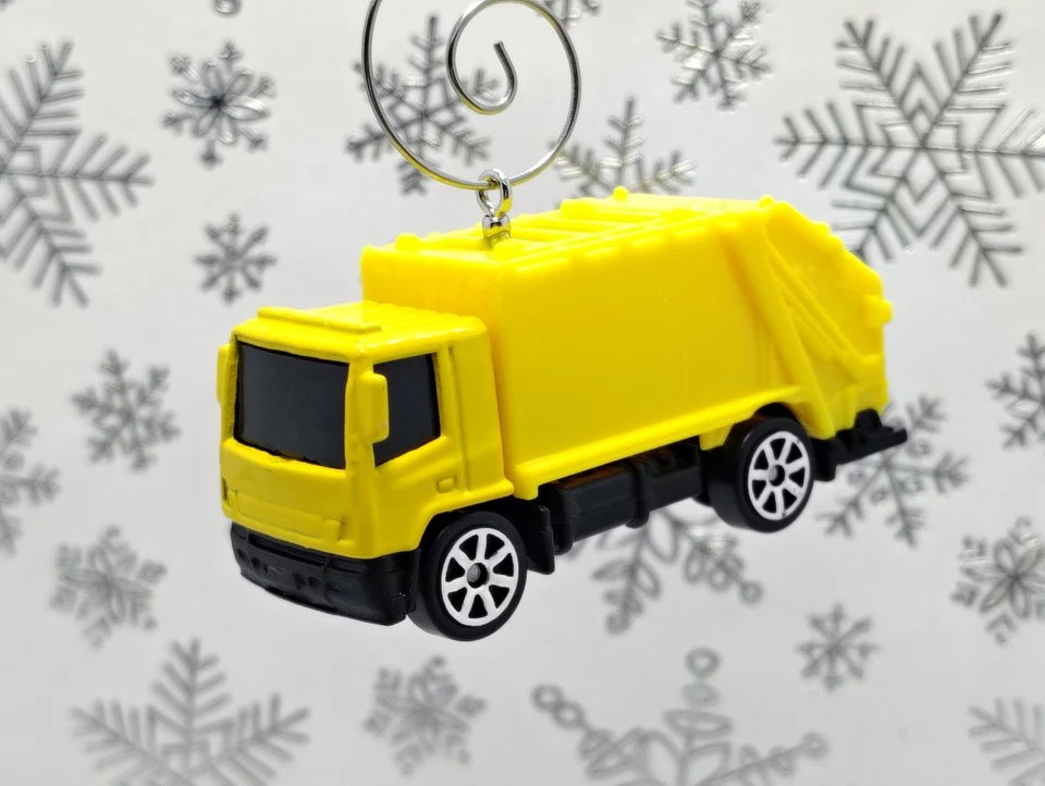 Garbage Truck Custom Christmas Ornament 1:64 Diecast Car Gift Trash Sanitation - Image 4 of 4