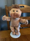 New ListingCabbage Patch Kid 25th Anniversary Preemie Baby 10” Doll Brown Hair Brown Eyes