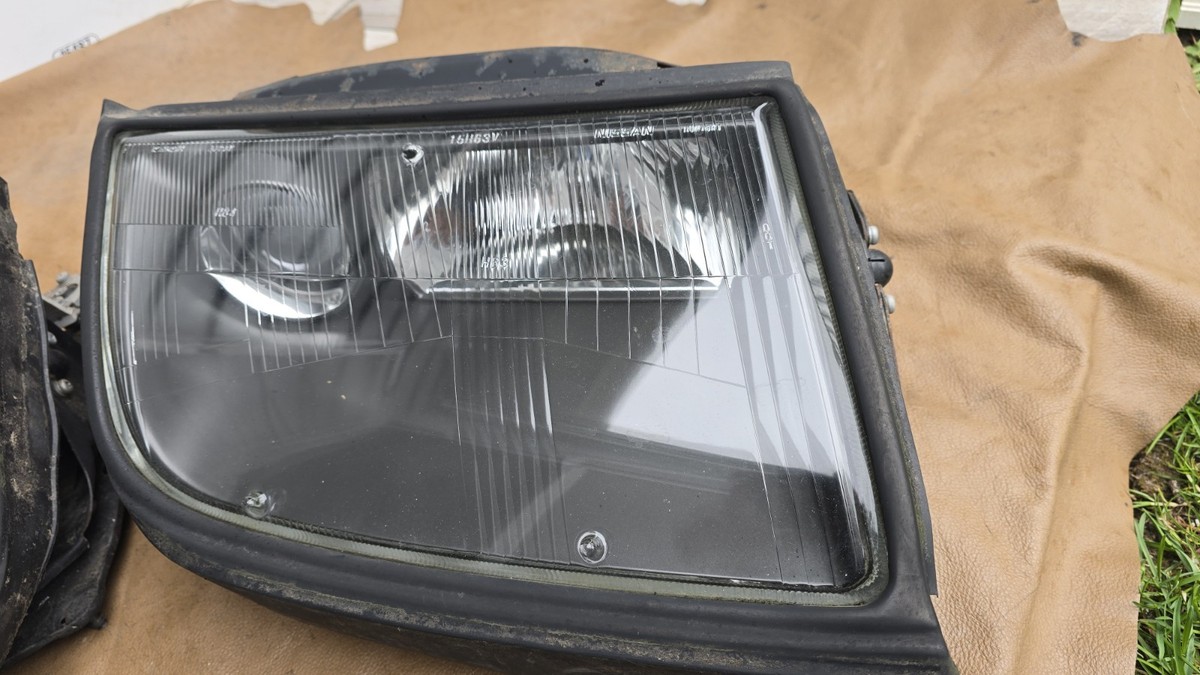 1990-1995 NISSAN 300ZX HEADLIGHTS LEFT & RIGHT GOOD 90 91 92 93 94
