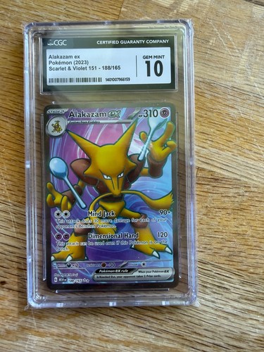 Alakazam ex graded CGC 10 for sale on eBay