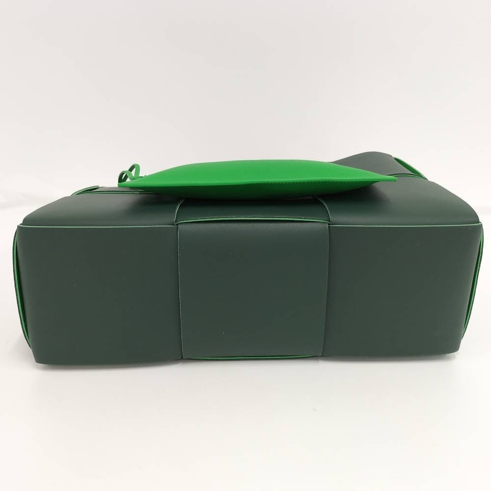 Bottega Veneta Tote Bag Arco Leather Green 24x14x4.7 in Used thumbnail 4