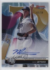 2020 Bowman's Best of Gold Refractor /50 Nick Bitsko #B20-NB Auto 9hx