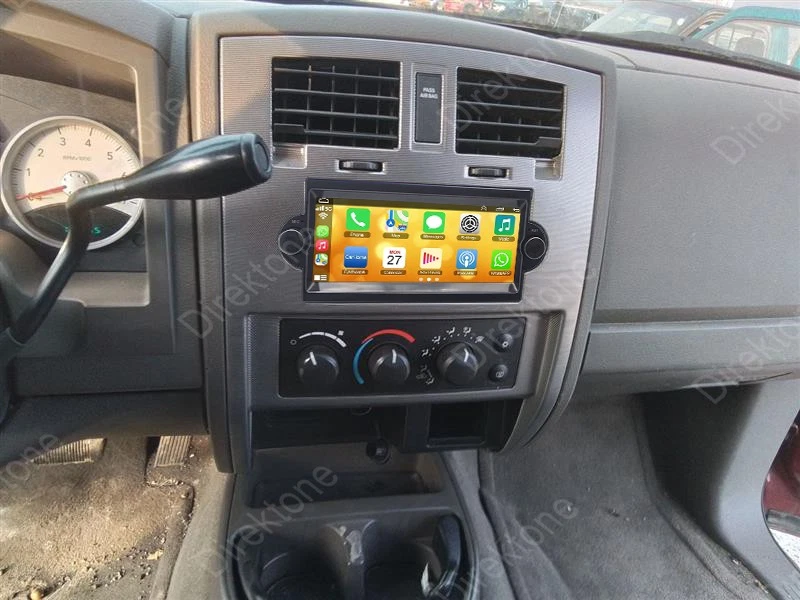 For 2005 2006 2007 Dodge Dakota Android Car Radio Carplay GPS Stereo Head Unit - Image 3 of 4
