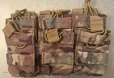 Condor MA44 Triple 5.56/.223 Tactical MOLLE Open Top Magazine Pouch 6 Mag Devgru
