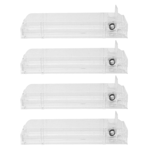 4pcs Clear Cigarette Pusher Rack Auto Cigarette Display Holder For Retail Store