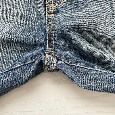 VTG Y2K Seven7 Womens Bootcut Jeans 27 Rhinestone Patchwork Mid