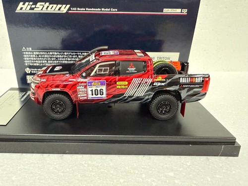 Coche modelo a escala 1:43 Hi Story HS471B Mitsubishi Triton Rally Asia AXCR 2023 #106 - Imagen 9 de 17
