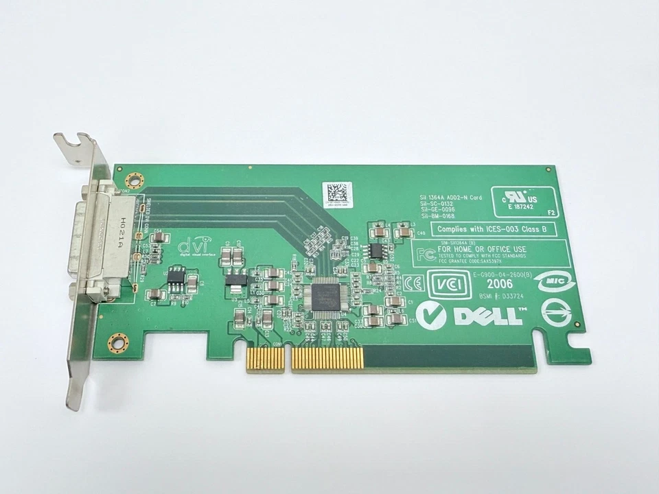 Dell DVI-D Low-Profile Video Card 0FH868 FH868 D33724 - Image 4 of 4