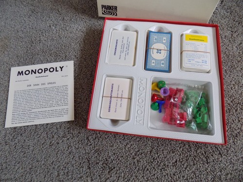 Vintage German Version Of MONOPOLY Game! 601 1008 ~ Never Played - Picture 9 of 17