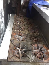 Used commercial restaurant equipment, 10 Burner double Oven plus More