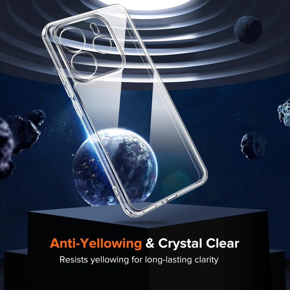 COVER + PELLICOLA VETRO PER XIAOMI REDMI NOTE 14 5G GUSCIO CUSTODIA SILICONE TPU - Immagine 4 di 4