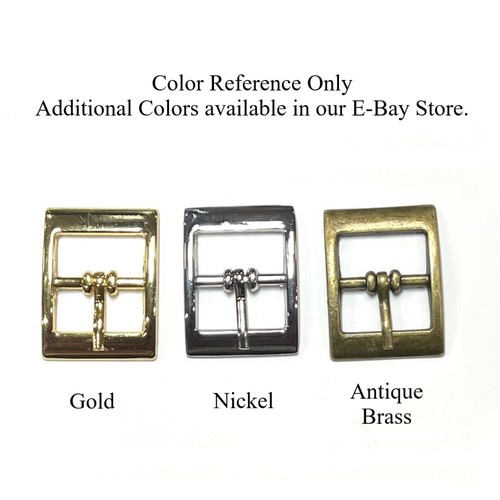 Y4004 Center Bar Buckle Single Prong 20mm 0.79" Nickel High Quality 10/20/50 pcs - Picture 4 of 4