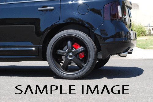 2015-2018 Ford Edge Front + Rear Red MGP Brake Disc Caliper Covers Sport 14" - Picture 8 of 10