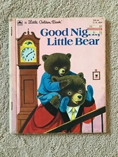 1961 Good Night, Little Bear a Little Golden Book by Patsy Scarry 301-44