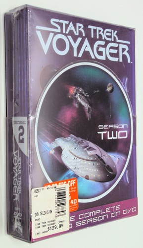 STAR TREK VOYAGER THE COMPLETE SECOND SEASON New DVD 7 Disc Kate Mulgrew STV Two