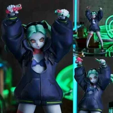 Cyberpunk Edgerunners Figure The Gun Rebecca Anime Figure.