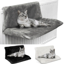 Cat Kitten Hanging Radiator Pet Dog Bed Warm Fleece Basket Cradle Hammock Plush